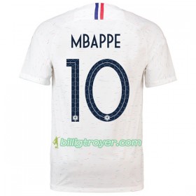 Billige Fotballdrakter Frankrike Mbappe 10 VM 2018 Bortedraktsett